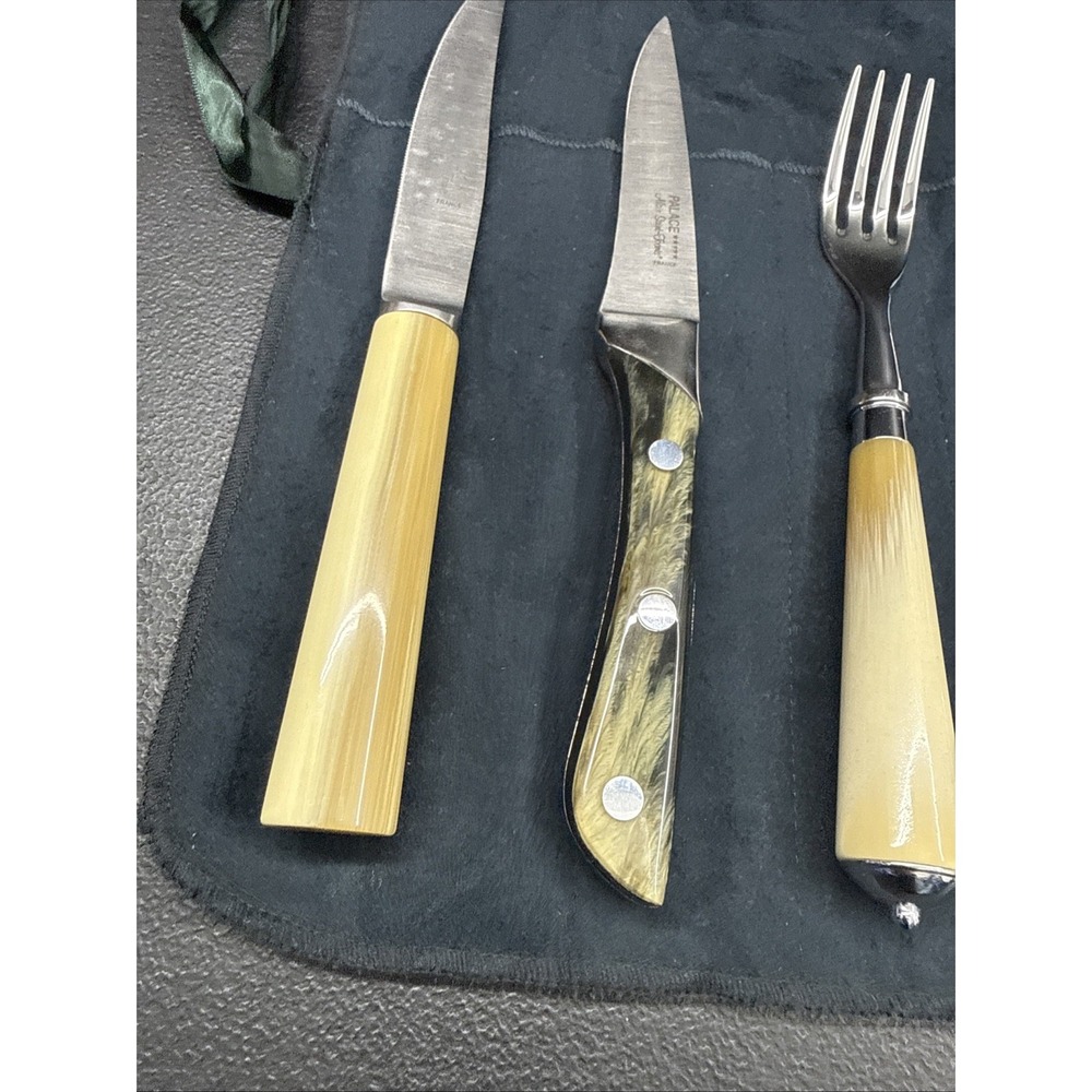 Alain Saint-Joanis Zen Olive Handled Flatware 4Piece Place Setting - Picture 4 of 9